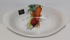 Effetti Italy Oval Vegetable Serving Bowl Vegetables Made In Italy - New 