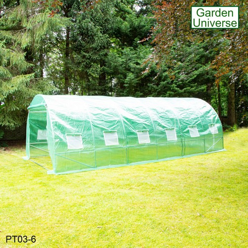 Polytunnel Gardening Greenhouse 8 Sizes By Garden Universe poly tunnel 3m - 10m - Picture 77 of 108