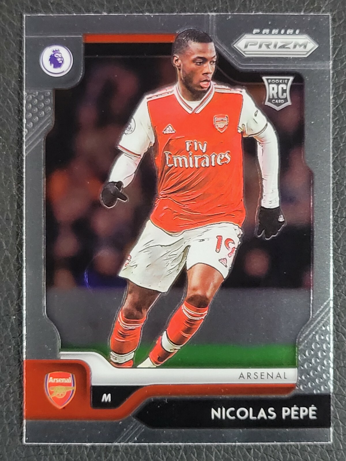 2019-20 Panini Chronicles Premier League Prizm #301 Nicolas Pepe Rookie RC