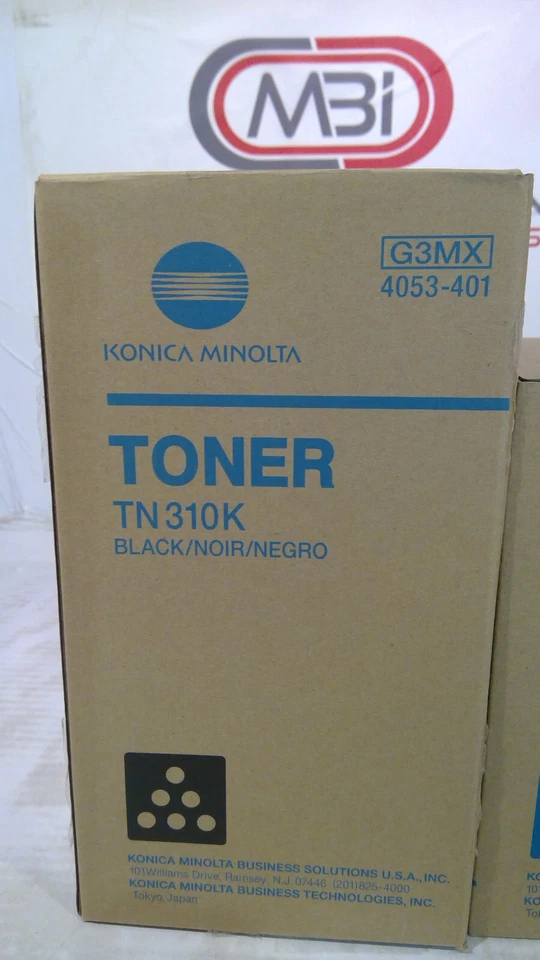 Genuine Konica Minolta C350/CS180 *SET OF 4* Toners TN310K,TN310C,TN310M,TN310Y - Image 2 of 4