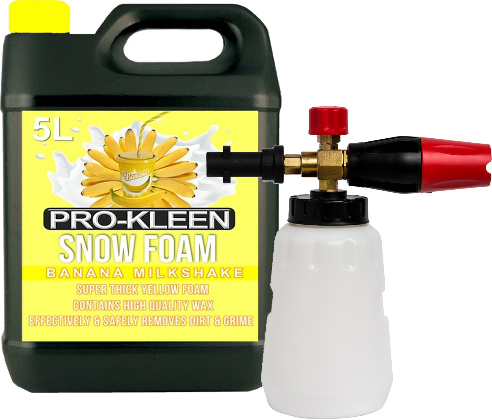 ProKleen Lance Karcher K Compatible & Snow Foam Banana 5L Car Wash Valet