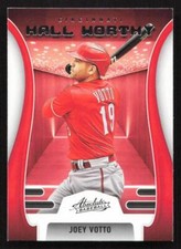 2022 Panini Absolute Joey Votto Hall Worthy #HW-6 Card