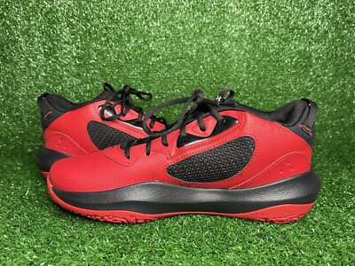 Under Armour UA Lockdown 6 Basketball Shoes Black Red 3025616-600 Mens Size 11.5 Under Armour UA Lockdown 6 Basketball Shoes Men SZ 11 Red  main image 4