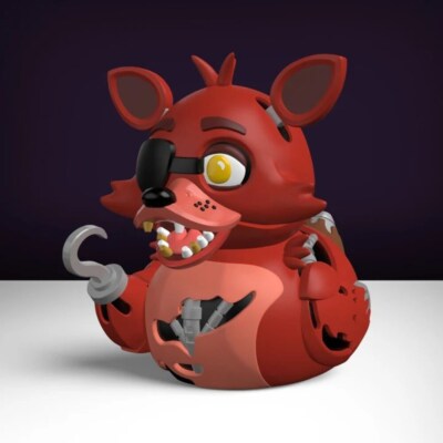 TUBBZ FIVE NIGHT AT FREDDYS. (1. Aufl.) ''FOXY'' FIGUR PAPAGEI FNAF DUCK 9CM