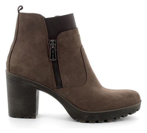 Igi&co Zapatos Mujer Botín Bajo Botines Botas Piel Ante Talón Plataforma - Imagen 9 de 14