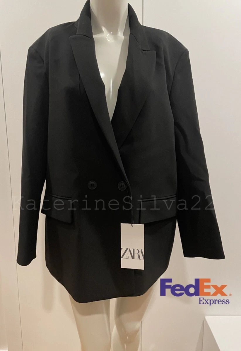 Zara black cheap oversized blazer