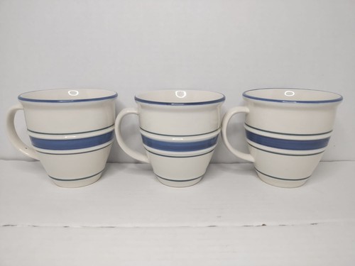 Country Crock By Tienshan Stoneware 16 Oz. Coffee Tea Cups Mugs Set of 5