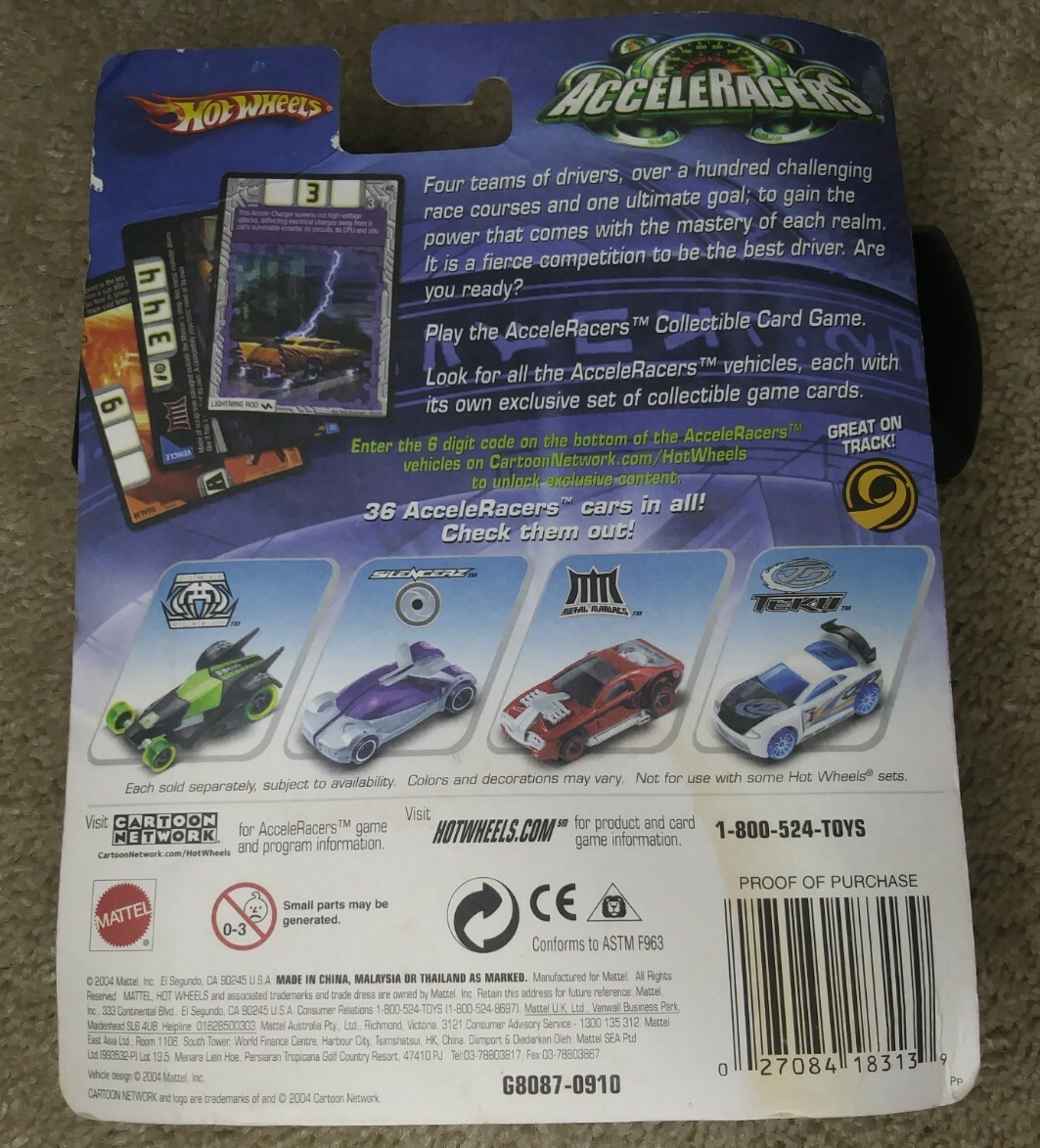 2004 TEKU Power Rage Hot Wheels AcceleRacers eBay