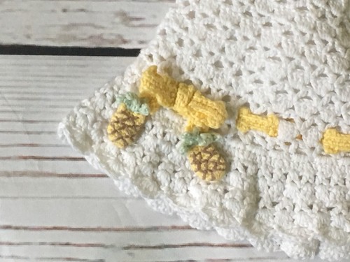Janie And Jack Hat Size 3 6 Months Layette White Crocheted 100% Cotton Sunhat - Picture 2 of 12