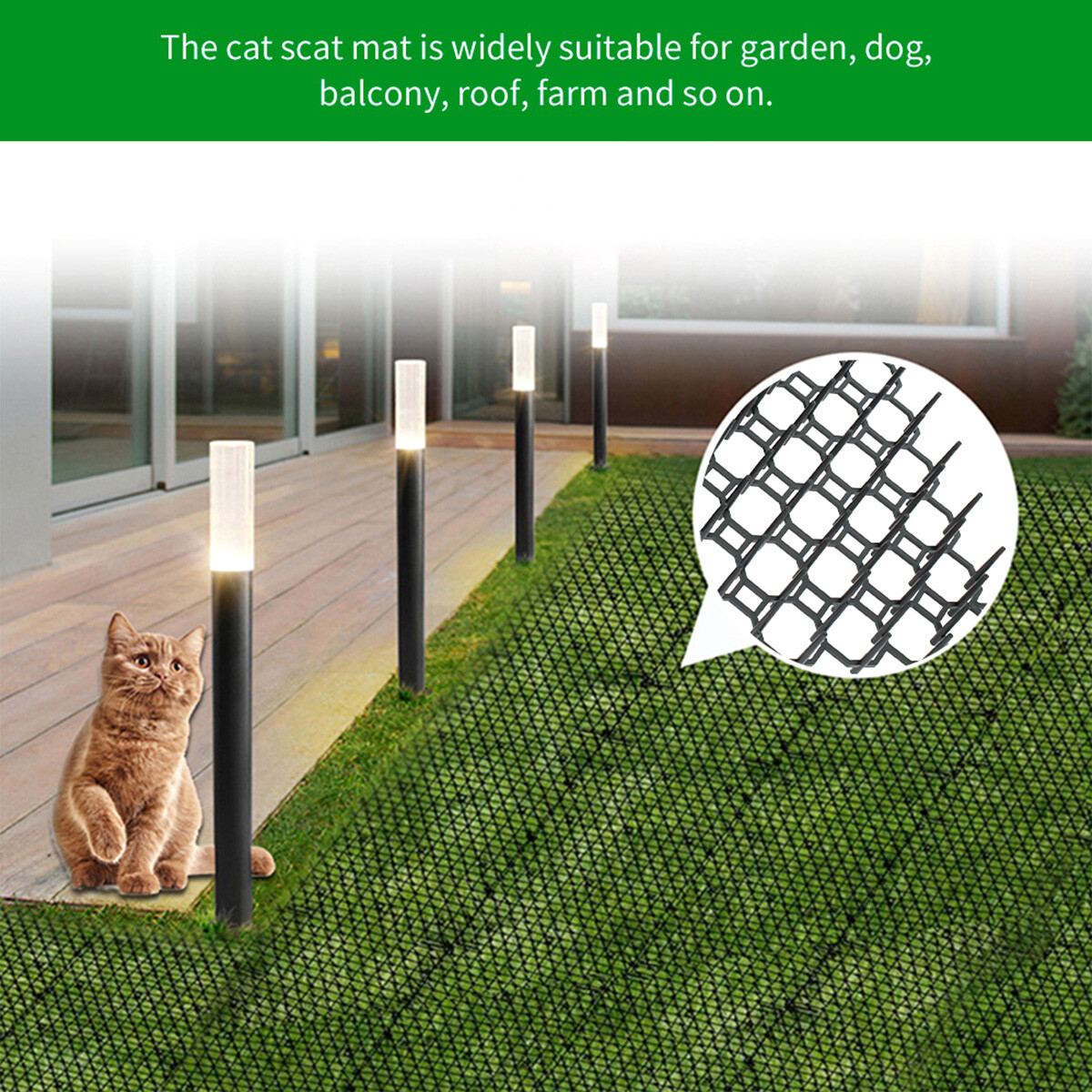 10PCS Cat Scat Mat 16