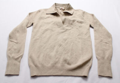 Faherty Women's Jackson Stretch Sweater Polo CD4 Oatmeal