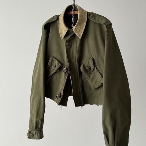 Giacca militare vintage anni 80 esercito canadese GS MK II cropped taglia S/M - Foto 4 di 9