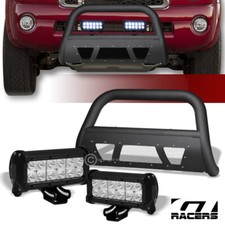 For 05-15 Toyota Tacoma Matte Blk Studded Mesh Bull Bar36w Cree Led Fog Lights For 05-15 Toyota Tacoma Matte Blk Studded Mesh Bull Bar36w Cree Led Fog Lights