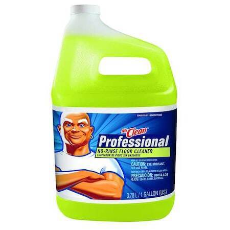Mr. Clean 25045 Floor Cleaner, 1 Gal, Jug, Concentrated, Liquid, 4 Pk