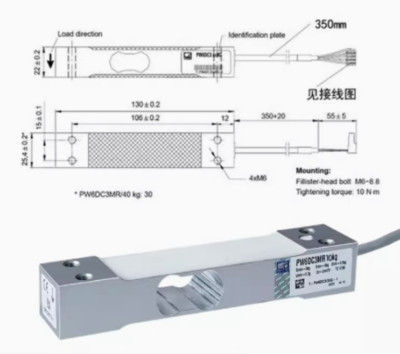 1Pcs FOR HBM single point load cell PW6DC3MR 10kg New