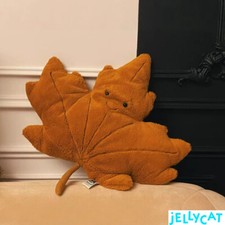 Jellycat Woodland Leaf - Rare Maple Plush New With Tags + Dust Bag