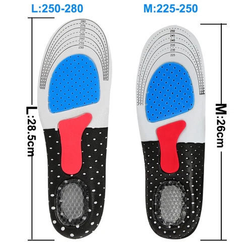 Work Boots Feet Arch Support Orthotic Absorb Shock Gel Massaging Shoe Insoles US - Picture 10 of 22