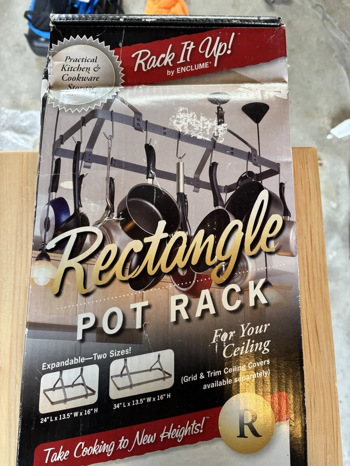 Rack It Up By Enclume rack retangular expansível 24 polegadas ou até 34 polegadas - Imagem 3 de 4