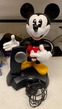 Disney TeleMania Seagan Mickey Mouse Animated Talking Cordless Telephone