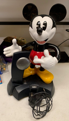 Disney TeleMania Seagan Mickey Mouse Animated Talking Cordless