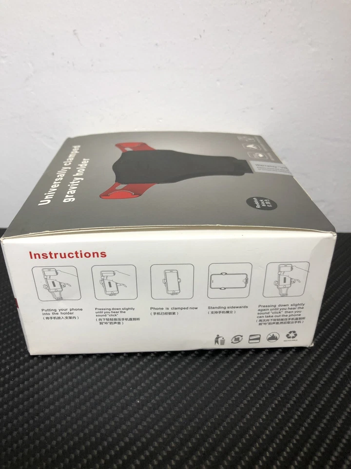 Universal Gravity Car Holder 360 Air Vent Mount Stand Black & Red - NEW - FAST! - Image 4 of 4