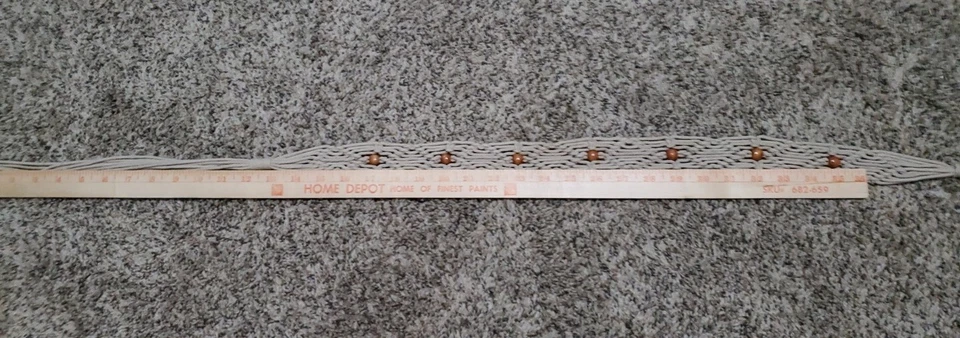 Cinturón Vintage Años 80 Cuerda Trenzada Tono Dorado Boho Macramé Cinturón Declaración Talla 42 Pulgadas Foto 4 de 4