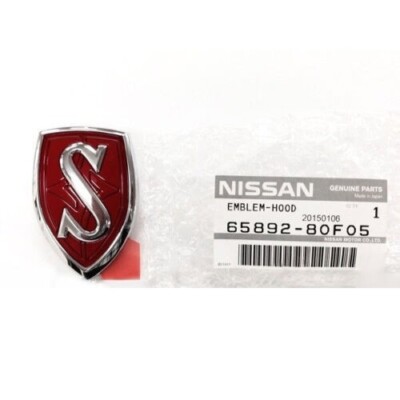Nissan Silvia 240SX 1995-1998 S14 Red Hood Emblem Badge