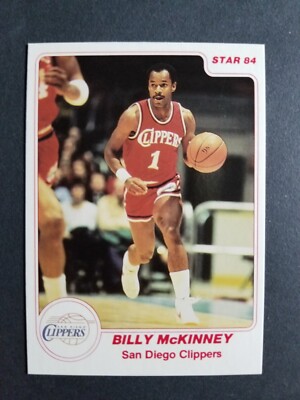 1983-84 Star BILLY MCKINNEY card # 128