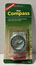 Coghlan's Map Compass See-Through Base & Rotating Housing Lanyard Survival