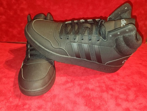 Adidas Hoops 3.0 MID Men's Sz 13 Black Lace Up Top Basketball Shoes GV6683 NIB - Picture 2 of 5