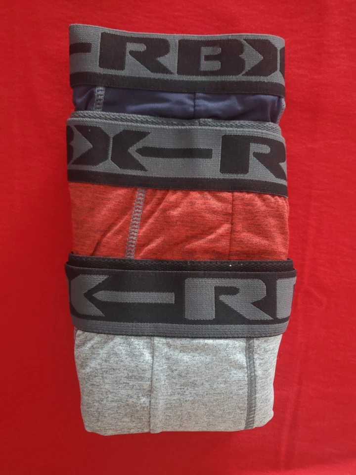 RBX Men's Quick Dray Sports Performance Boxer Briefs (3 pack) - Image 4 of 4