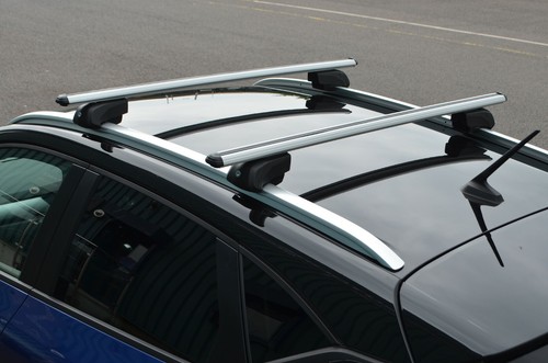 Cross Bars For Roof Rails To Fit Kia Cee'd Estate (2012-18) 75KG Lockable - Picture 5 of 6