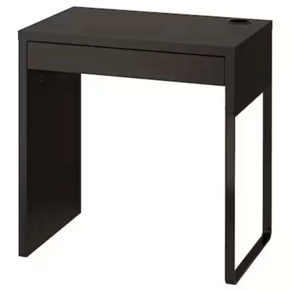 Black cheap brown desk