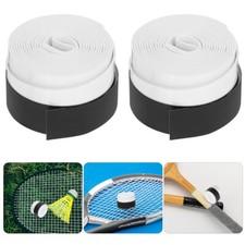 10 Pcs White PU Anti Perforated Overgrip For Tennis Squash Badminton Racket Grip