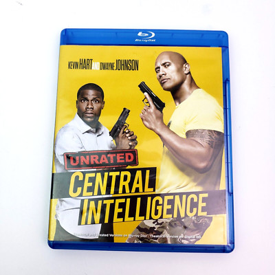 Central Intelligence Unrated Kevin Hart Dwayne Johnson Blu-Ray Movie