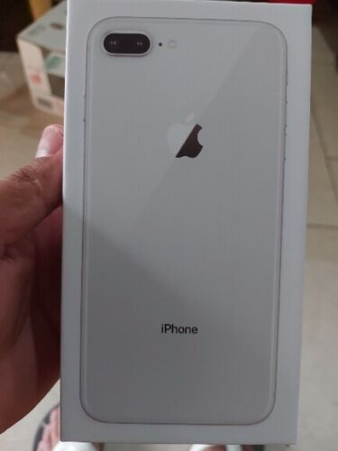 Fully Unlocked Apple iPhone 8 Plus 256GB Silver Smartphone AT&T T