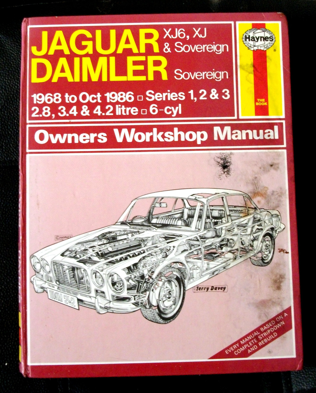 Jaguar Xj6 XJ Daimler SOVERIGN 6 Cylinder Models Haynes Workshop Manual |  eBay