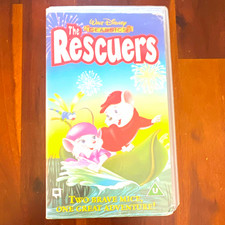 Walt Disney Classics The Rescuers VHS Tape U Rated PAL English (1977)