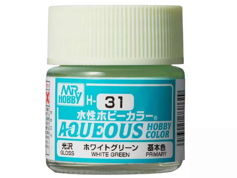MR HOBBY - GUNZE H-031 vert clair brillant Mr Hobby Gunze Aqueous - pot acryliqu