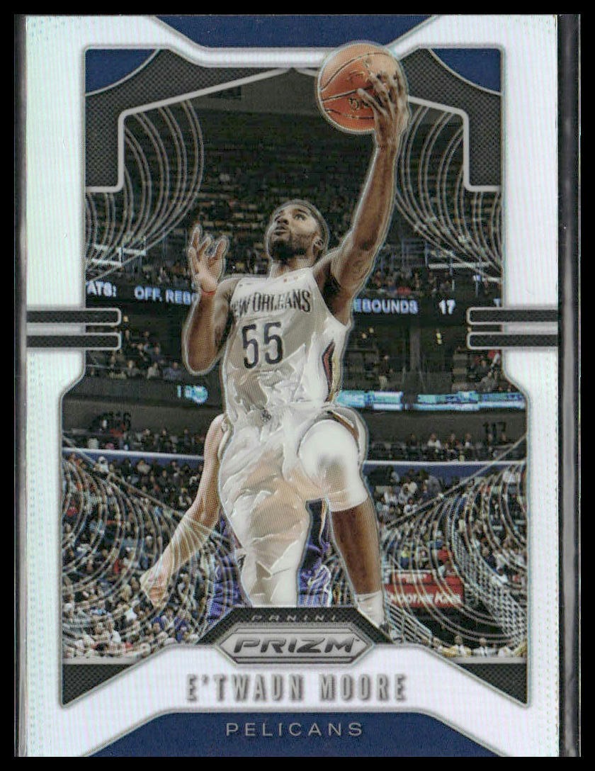2019-20 Panini Prizm #174 E'Twaun Moore Prizms Silver