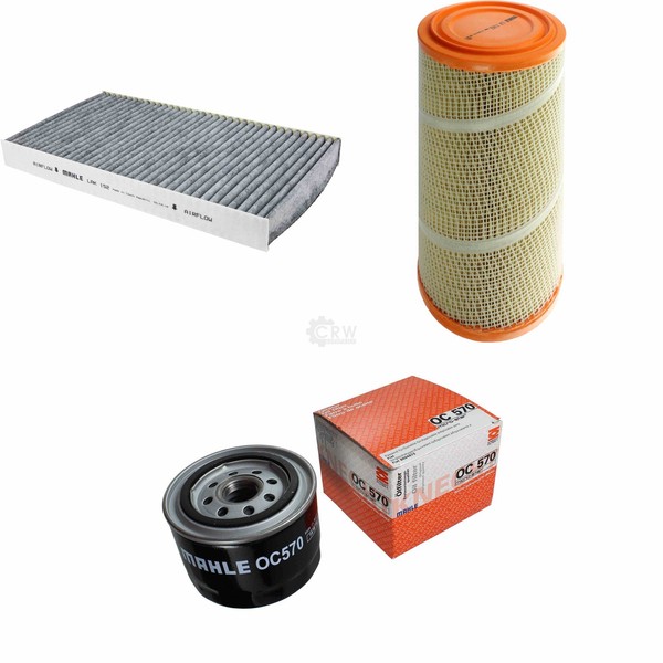 Mahle / Knecht Innenraumfilter LAK 152 Luftfilter LX 1142 ÖLfilter OC 570-image