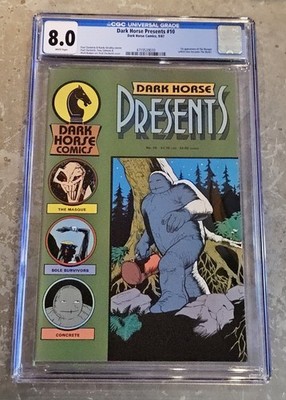 Dark Horse Presents #10 CGC 8.0 1st App  The Masque   THE MASK Jim Carrey Film