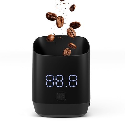 Digitale Kaffeewaage, 0,1 g hochpräzise elektronische Küchenwaage mit Schwarz 