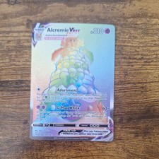 Alcremie Vmax 073/072 Pokemon TCG Shining Fates Full Art Secret Raro quasi nuovo