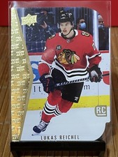 2022-23 UD Series 1 Lukas Reichel 94-95 Rookie Tribute Die Cut #RDT-5 RC