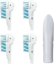 Sensitive Replacement Toothbrush Heads Compatible 1 Count Pack of 4 , White