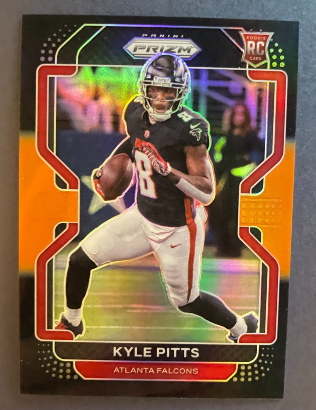 Kyle Pitts Panini Chronicles Prizm Black #PB7 Orange
