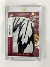 Matt Jones 2021 Panini Immaculate Logos NFL Redskins Feather 5/22
