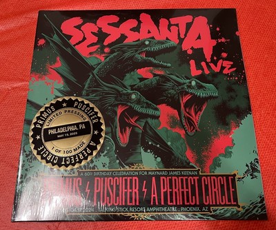 Sessanta Live Vinyl 4LP Primus Puscifer & Perfect Circle 1/100 Philadelphia PA