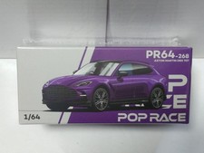 Pop Race Aston Martin DBX 707 1/64 Model Car Storm Purple  Rare